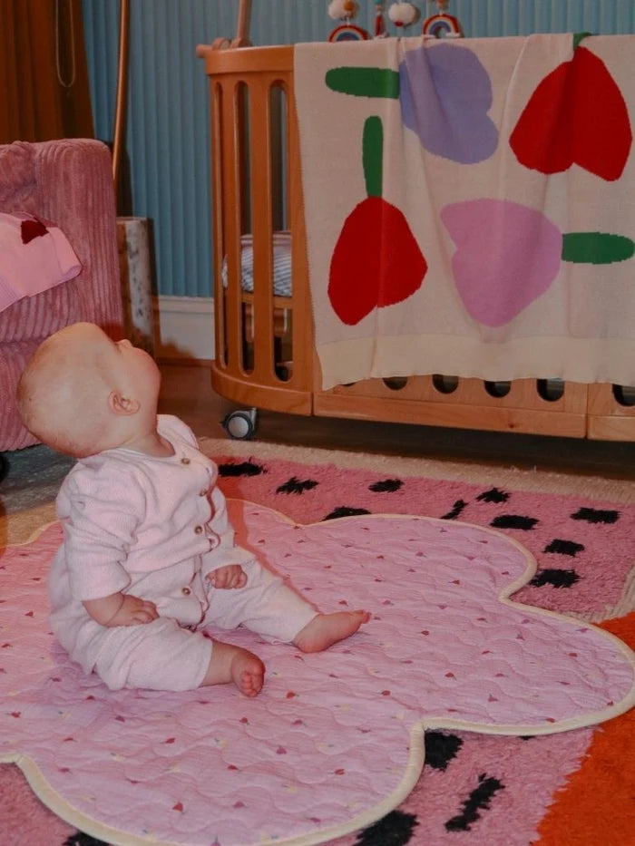MOSEY ME | Forget Me Not Playmat in Peony