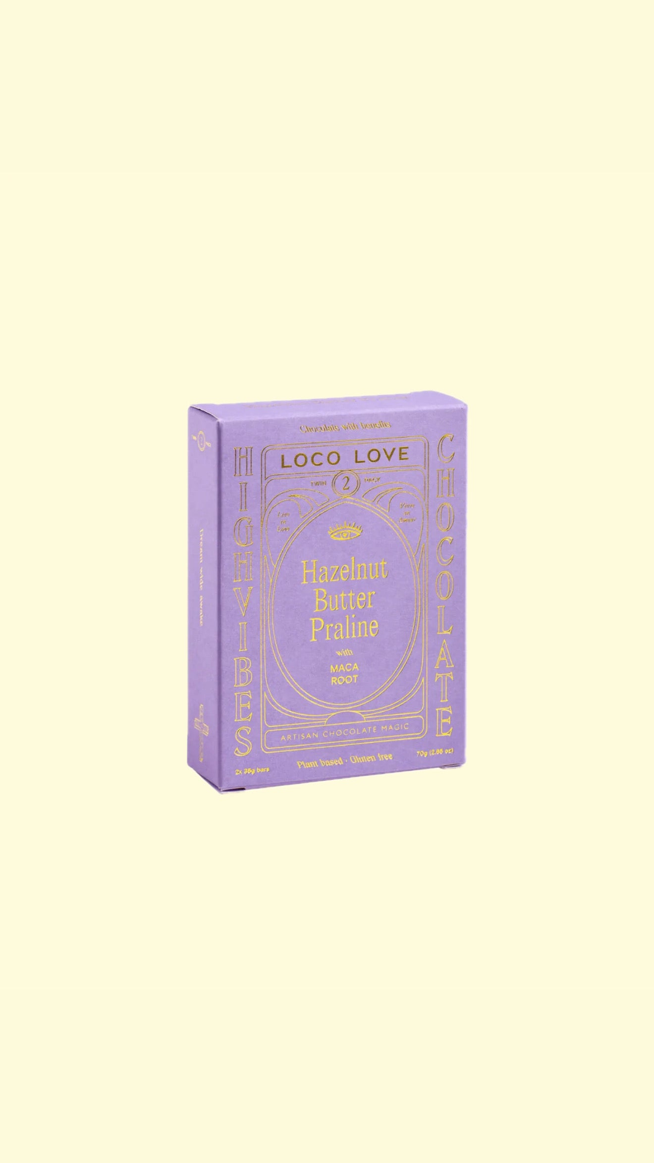 LOCO LOVE HAZELNUT BUTTER PRALINE - TWIN PACK