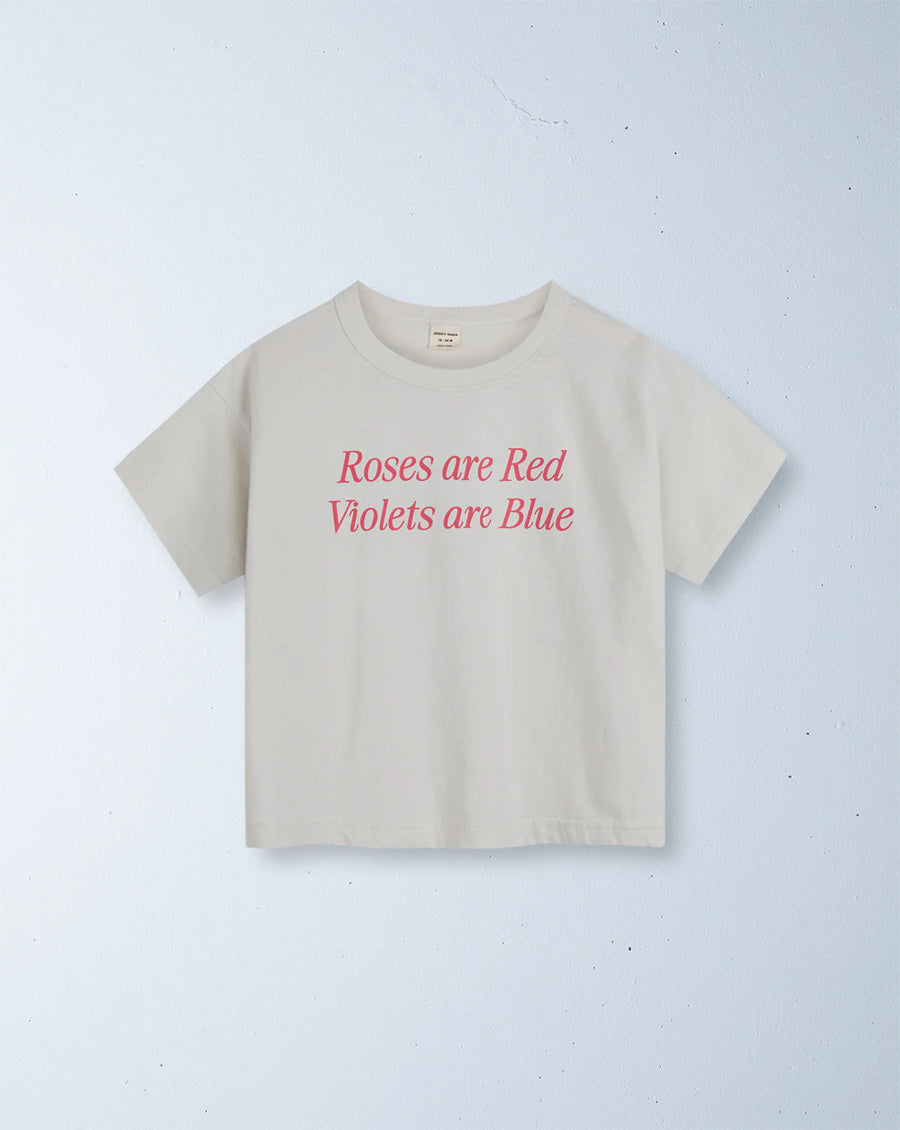 Roses Are Red Tee | Stone