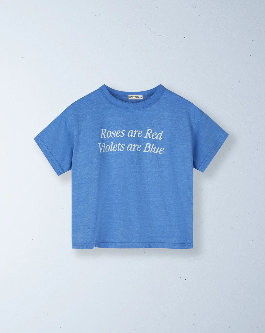 Roses Are Red Tee | Sky